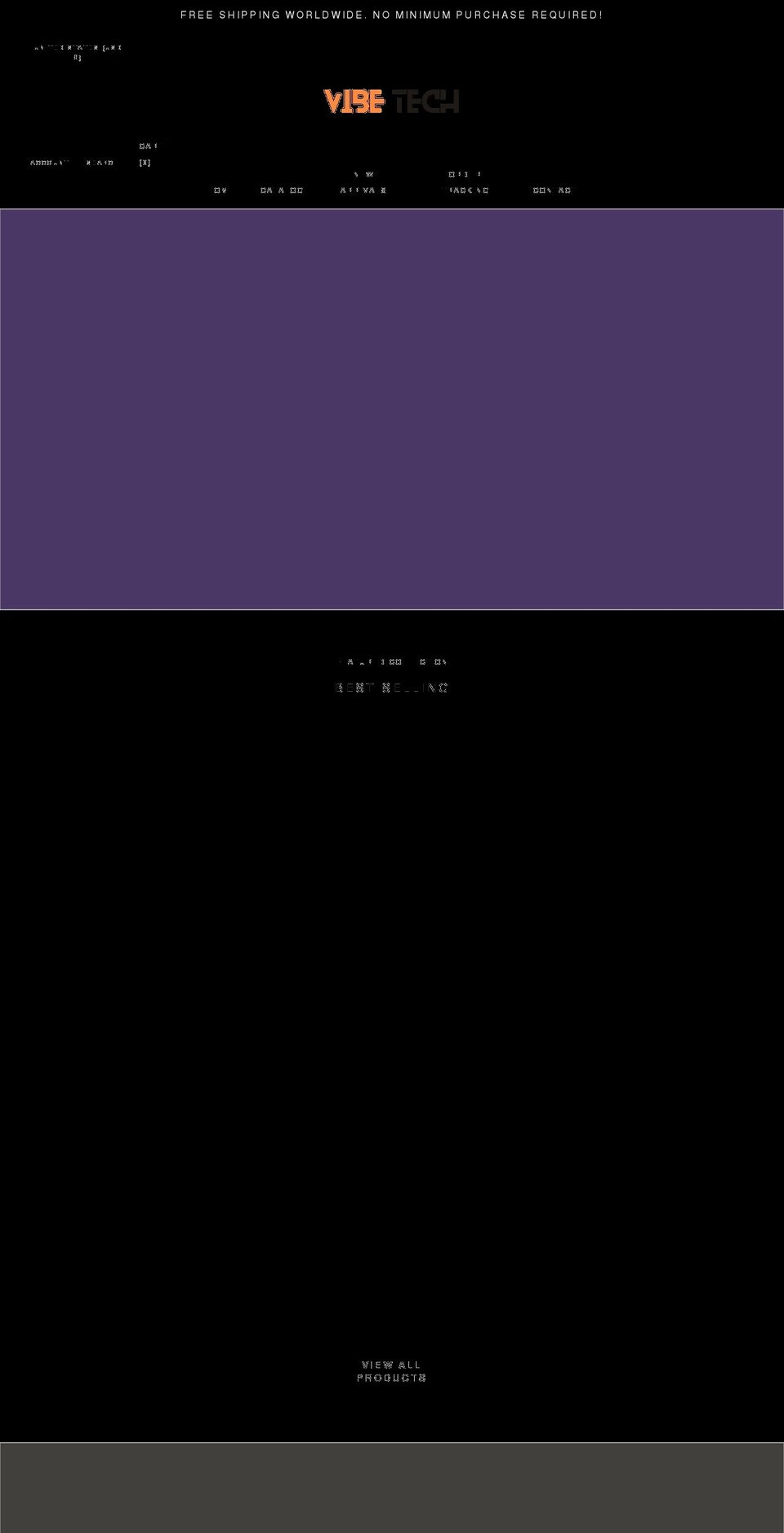vibetech.shop shopify website screenshot
