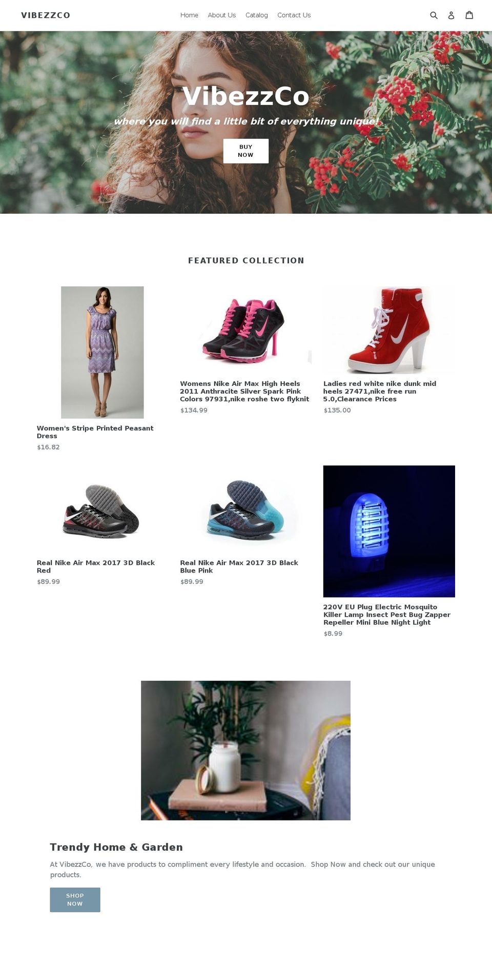 vibezz.com — Shopify storefront screenshot