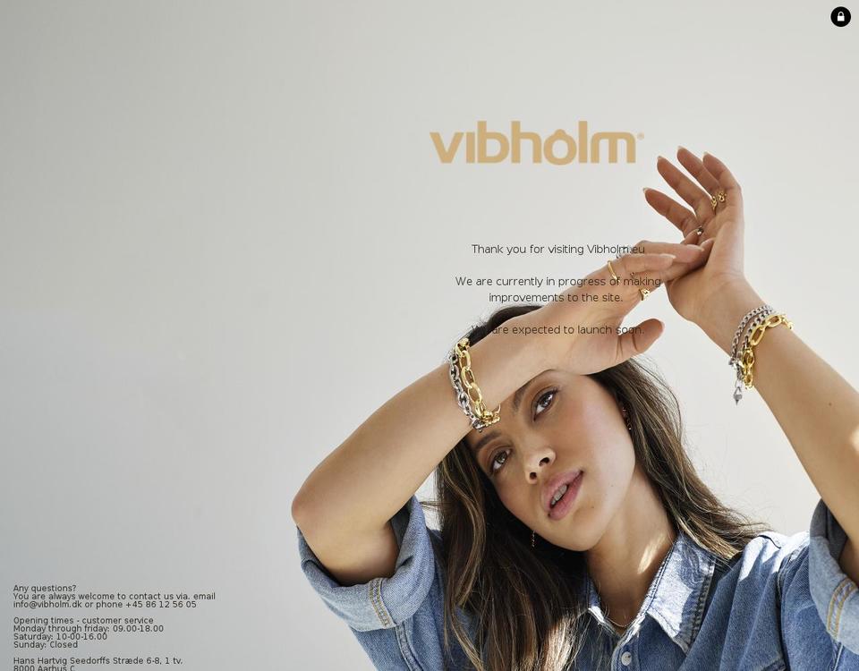 vibholm.eu shopify website screenshot