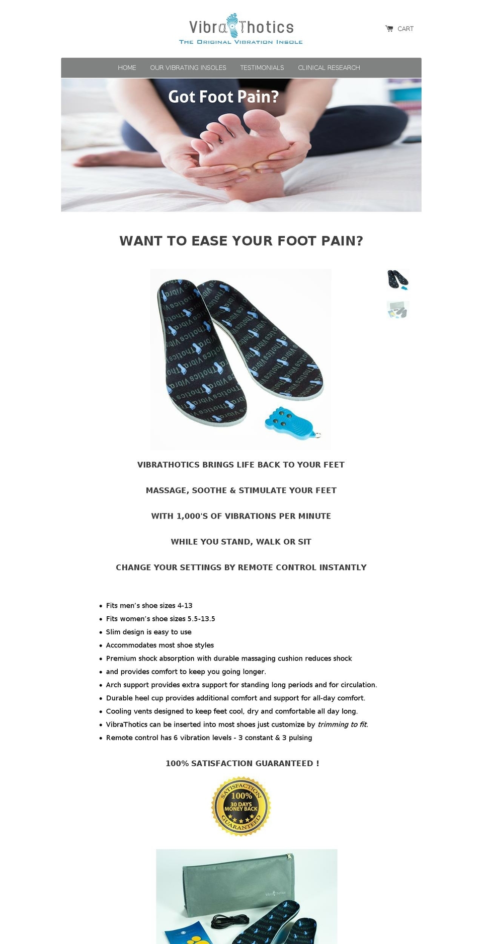 vibralabs.com shopify website screenshot