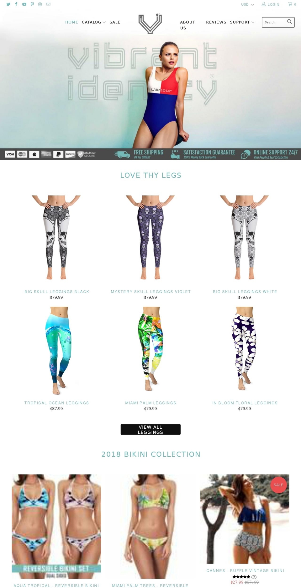 vibrantidentity.com — Shopify storefront screenshot
