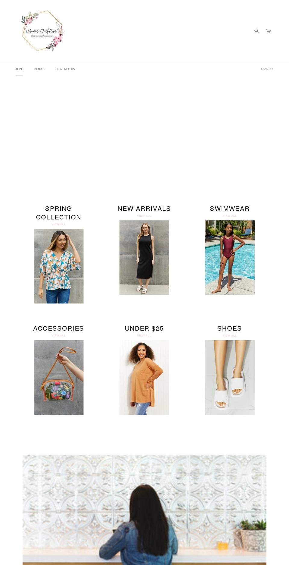 vibrantoutfitters.com shopify website screenshot