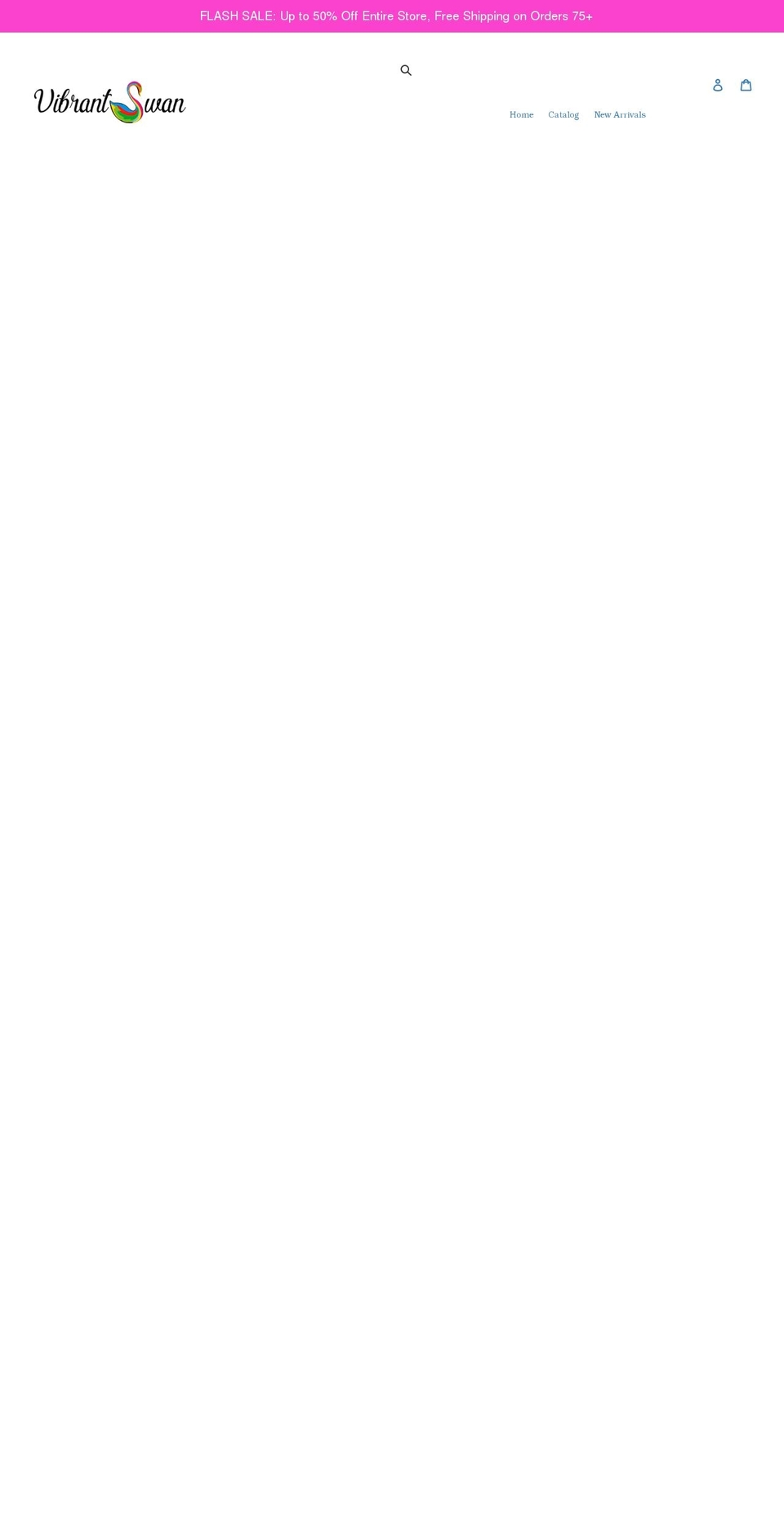 vibrantswan.com shopify website screenshot