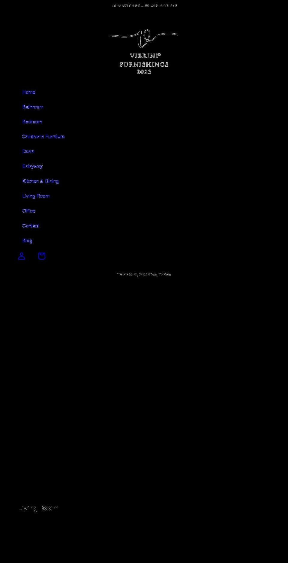 vibrini.com shopify website screenshot