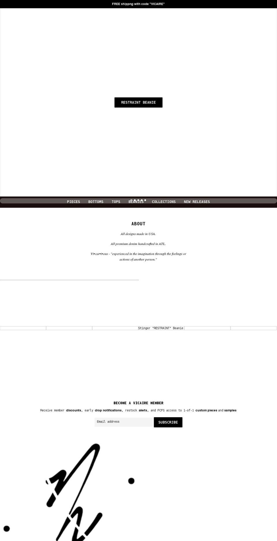 vicaireclo.com shopify website screenshot