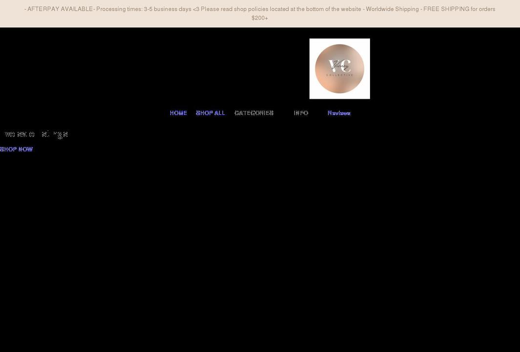 vicarycollective.com shopify website screenshot
