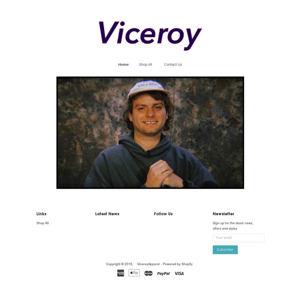 viceroy.store shopify website screenshot