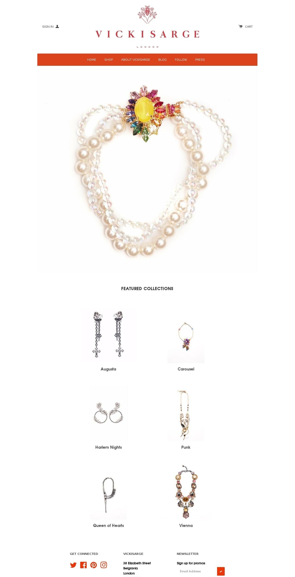 vickibeamon.com shopify website screenshot