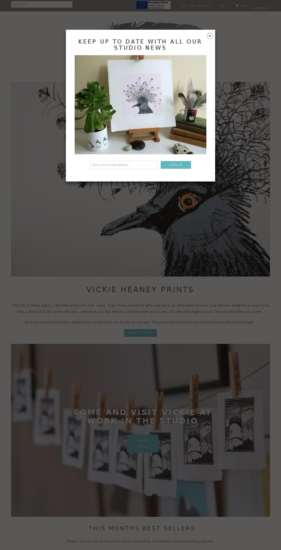 Copy of Responsive Shopify theme site example vickieheaney.co.uk