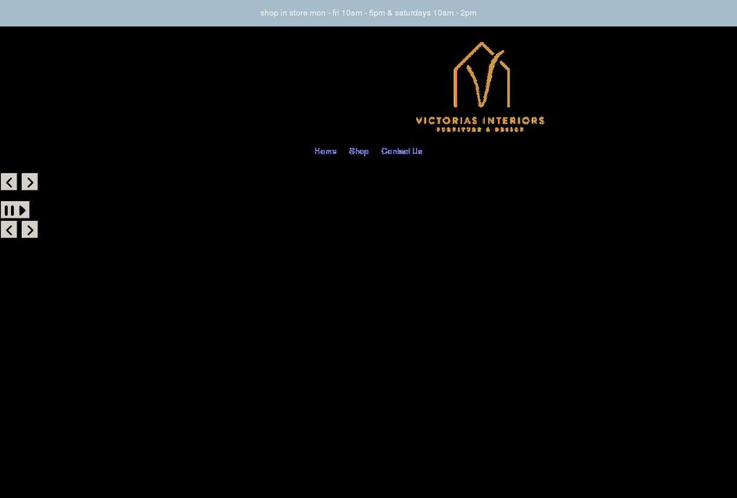 vicsinteriors.com shopify website screenshot