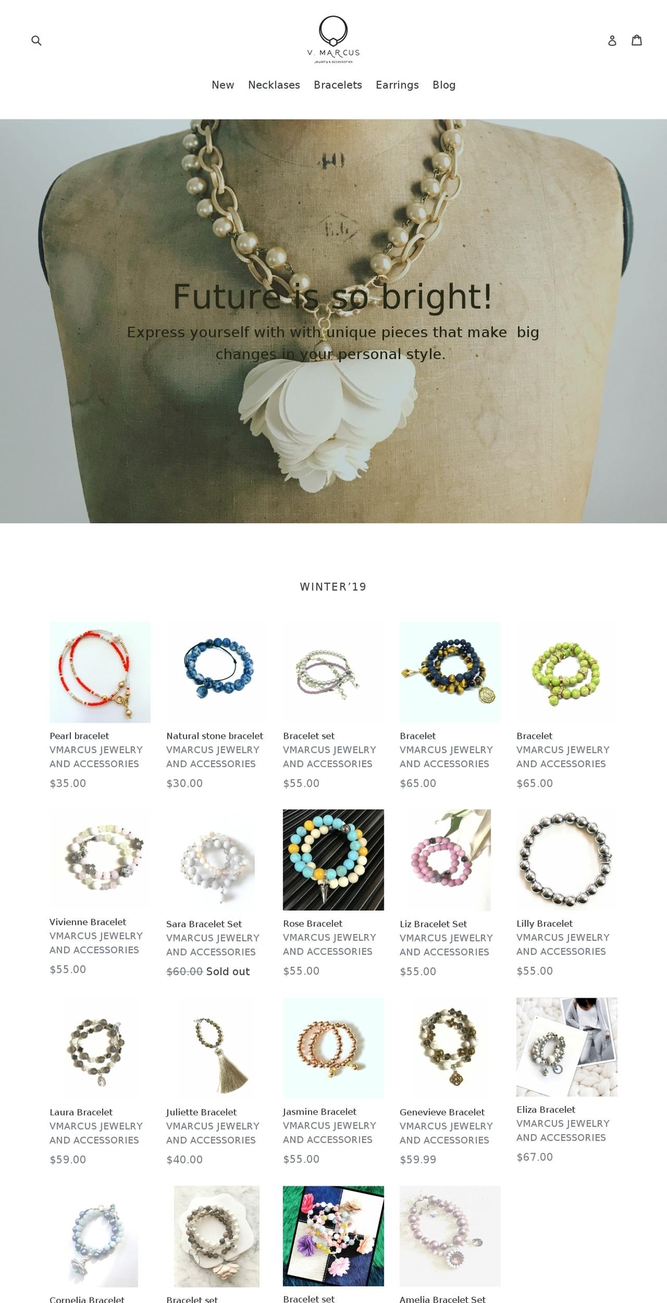 victoiriedemarcus.com — Shopify storefront screenshot