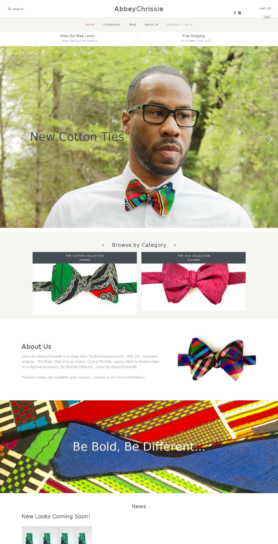 victorbyac.com shopify website screenshot