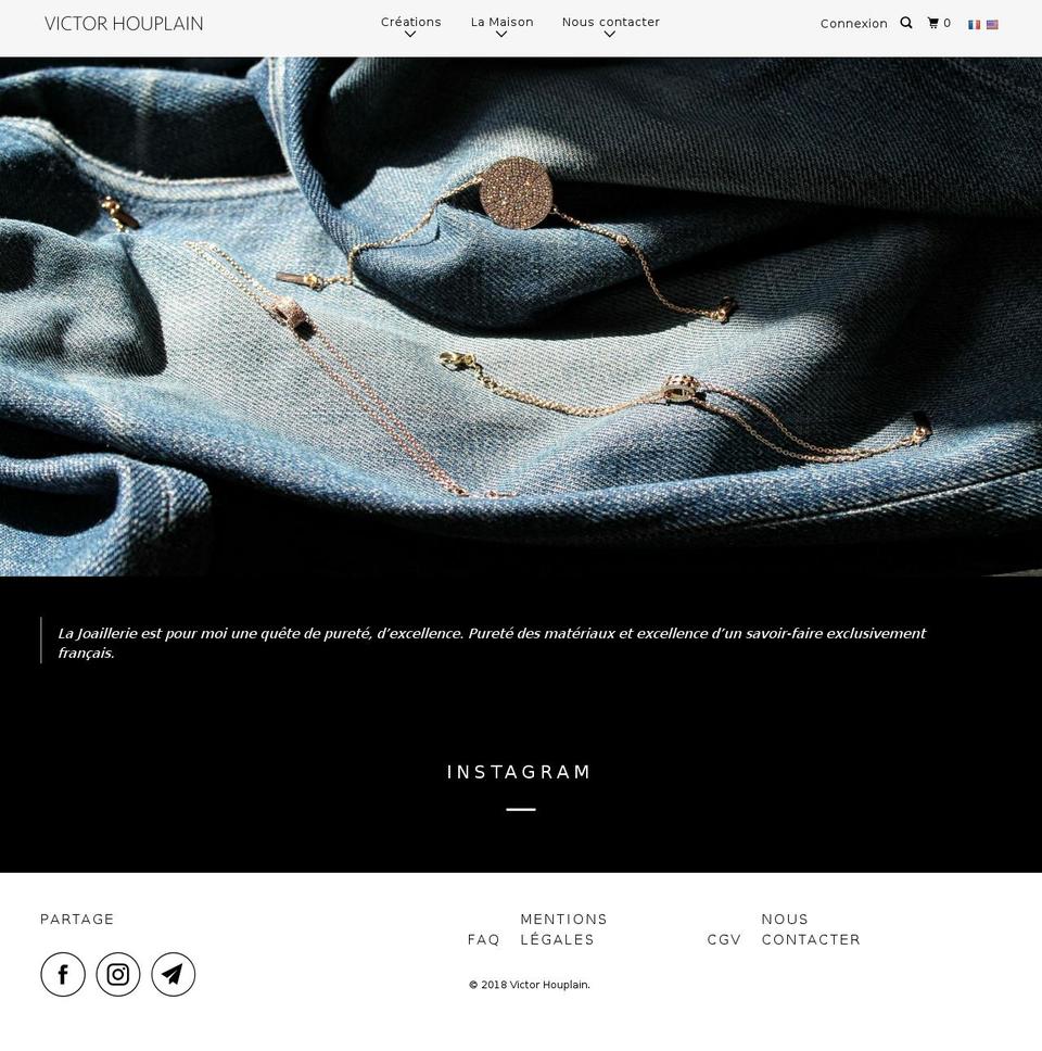 victorhouplain.fr shopify website screenshot