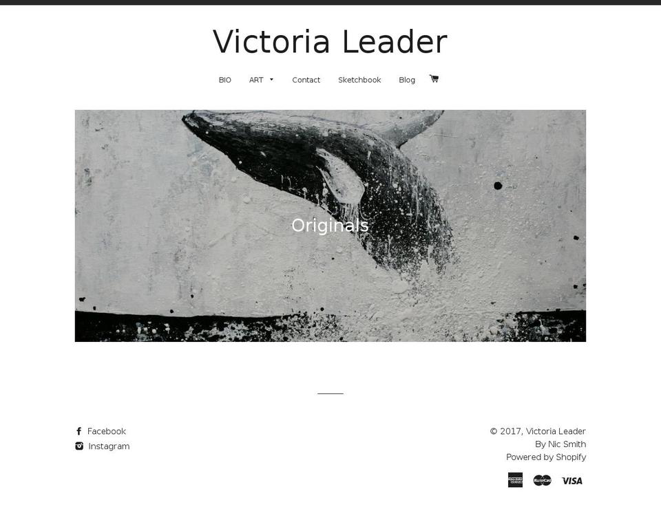 victorialeader.com shopify website screenshot