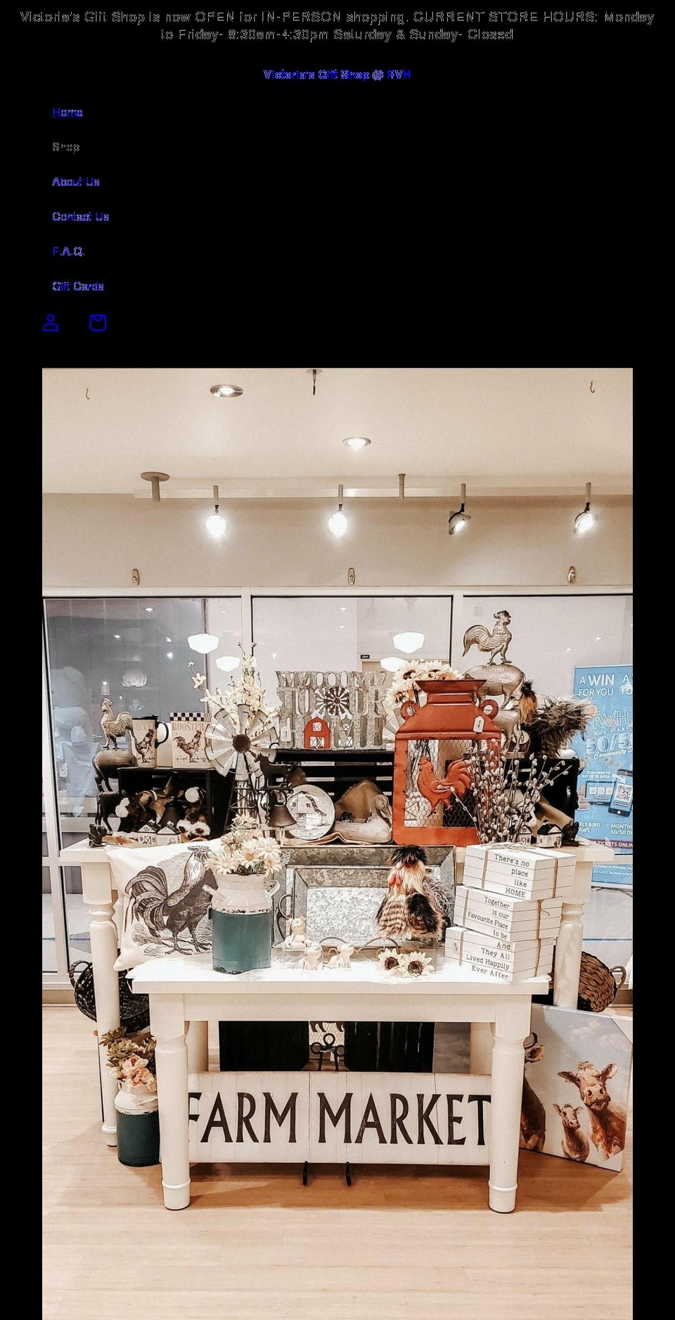 victoriasgiftshoprvh.com shopify website screenshot