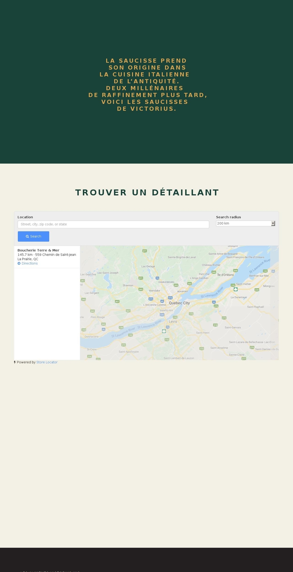 victorius.net shopify website screenshot