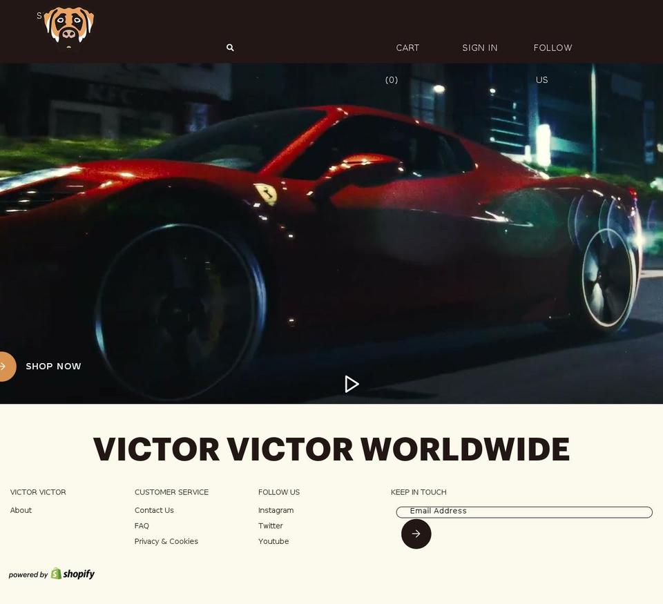 victorvictor.jp shopify website screenshot