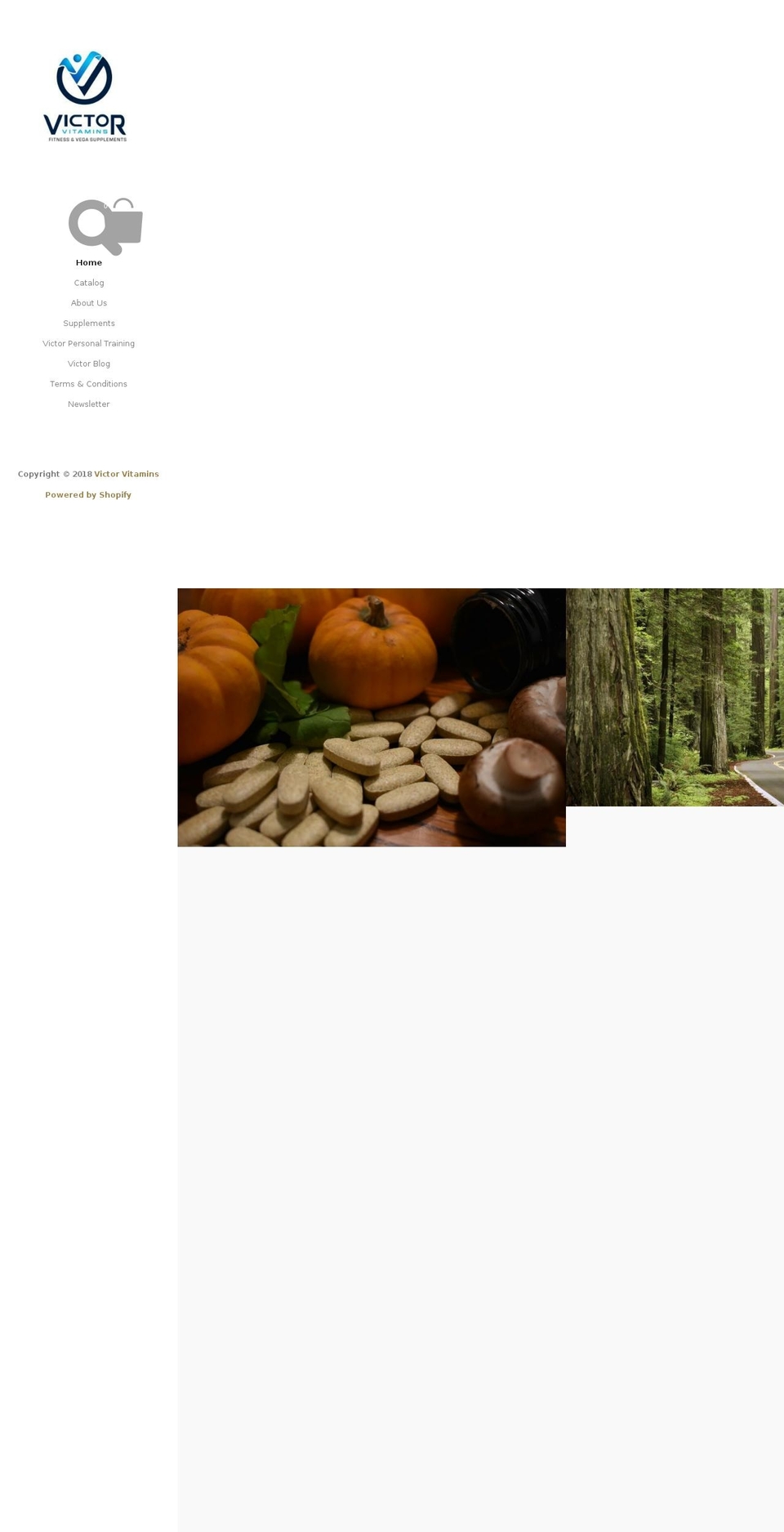 victorvitamins.com — Shopify storefront screenshot
