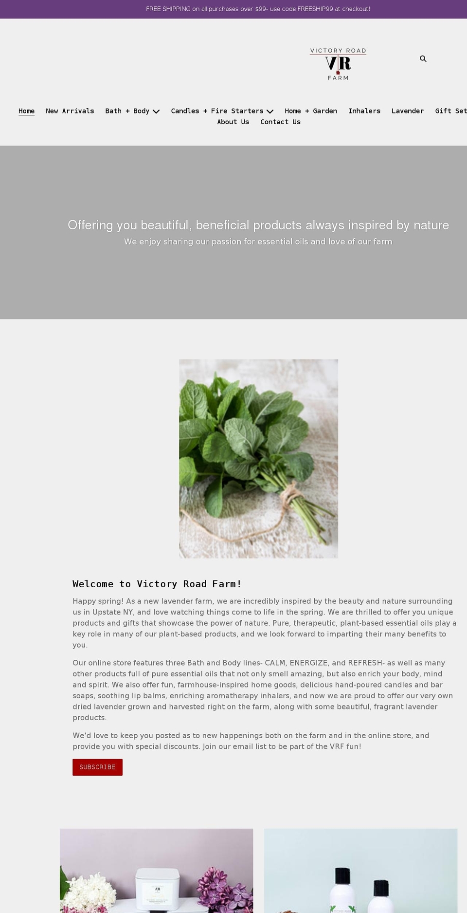 victory-road-farm.myshopify.com shopify website screenshot