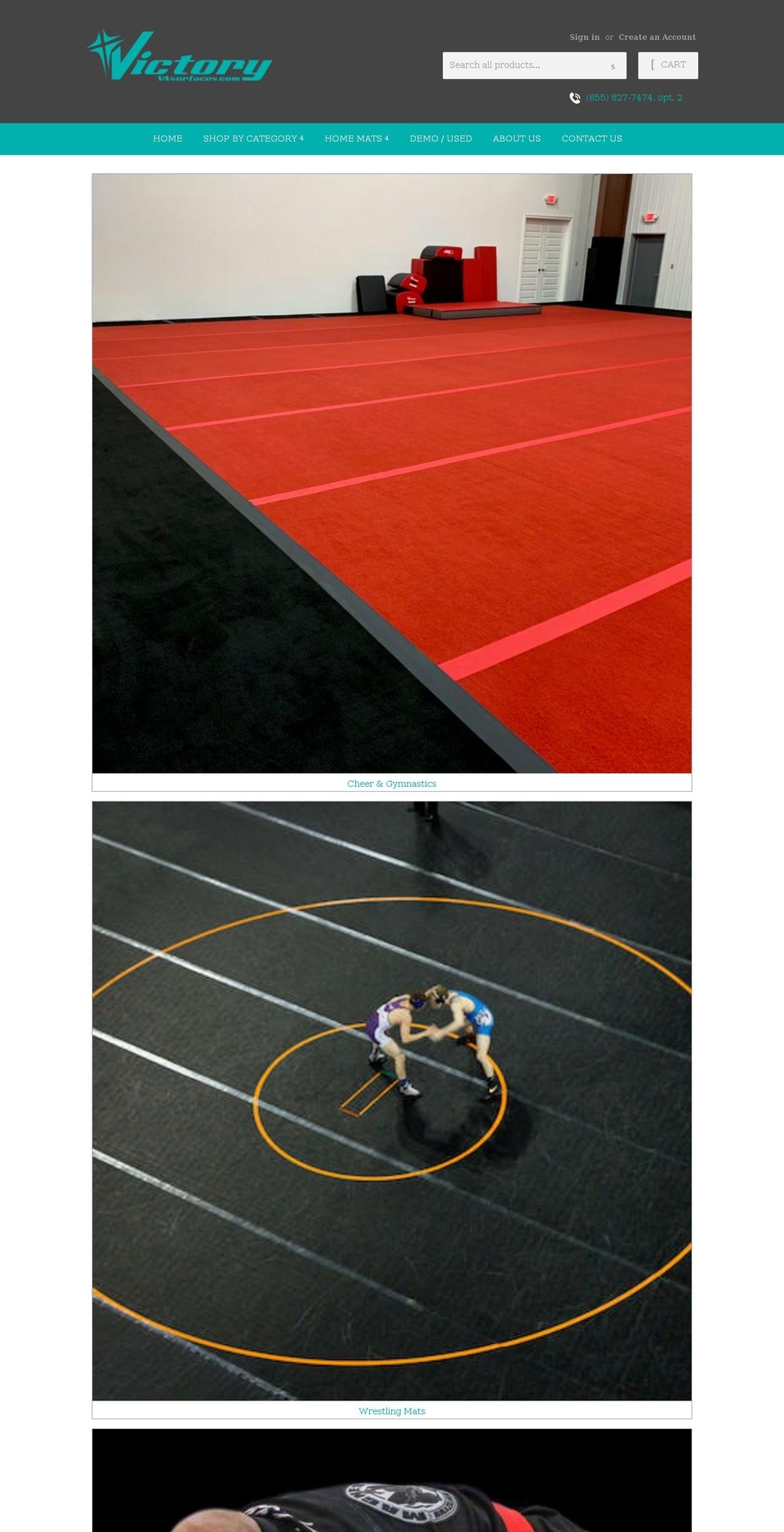 victoryathleticsurfaces.com shopify website screenshot