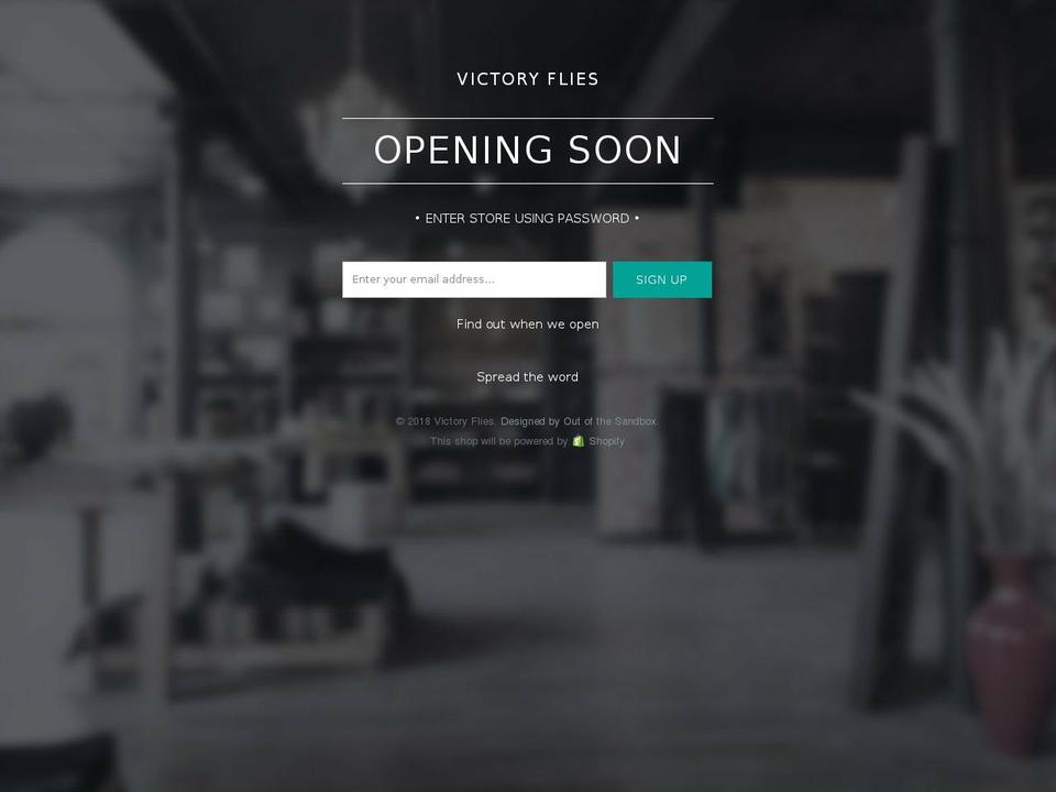 victoryflies.com — Shopify storefront screenshot