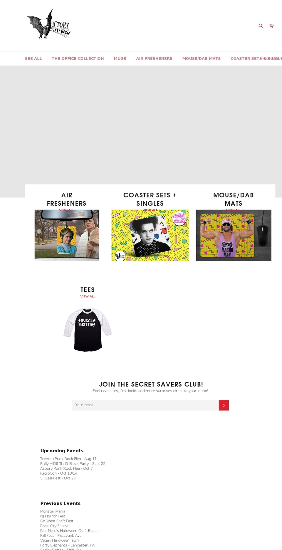 victoryscreech.com shopify website screenshot