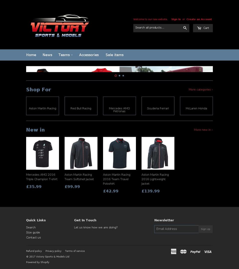 victorysportsuk.net shopify website screenshot