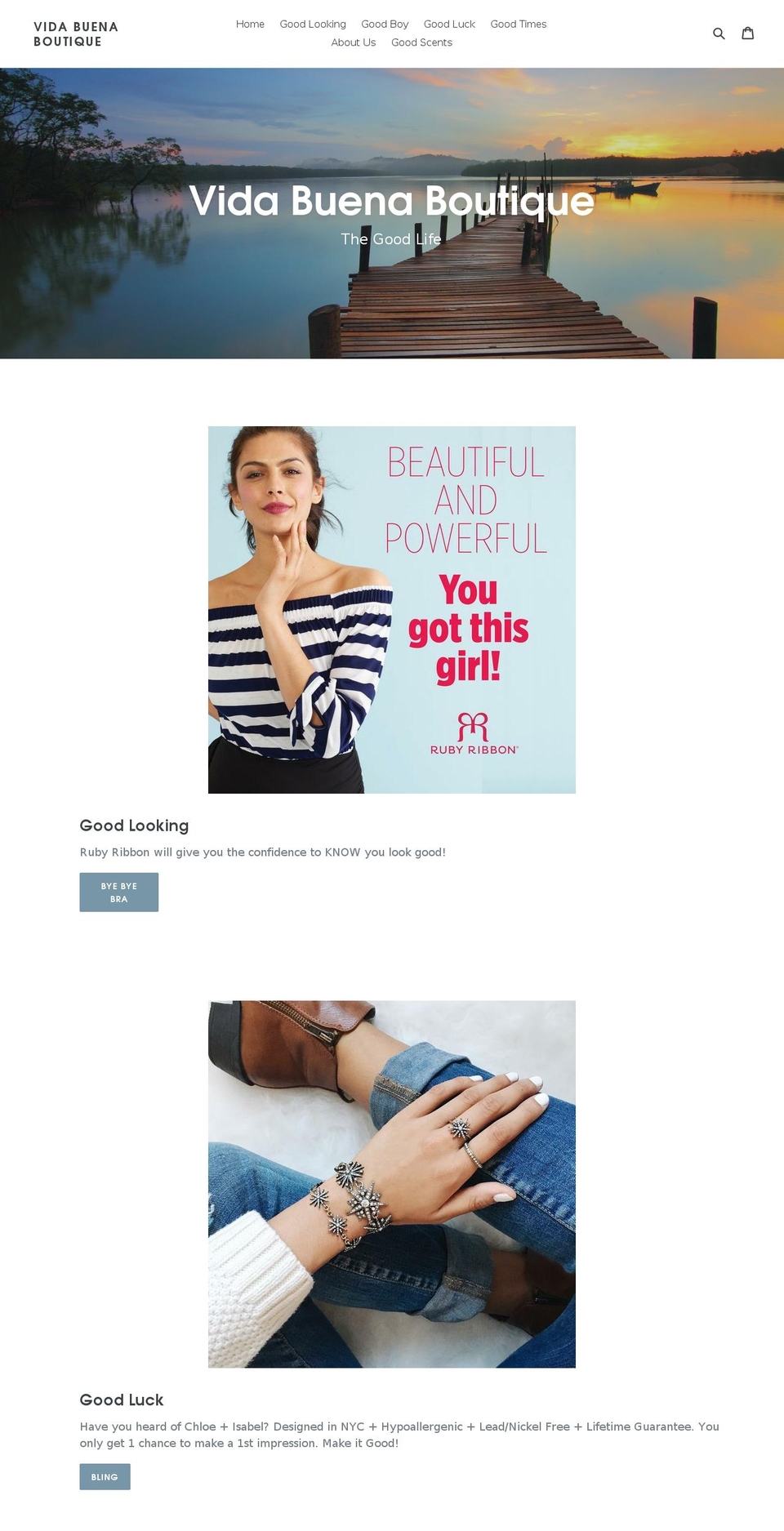 vidabuena.net shopify website screenshot