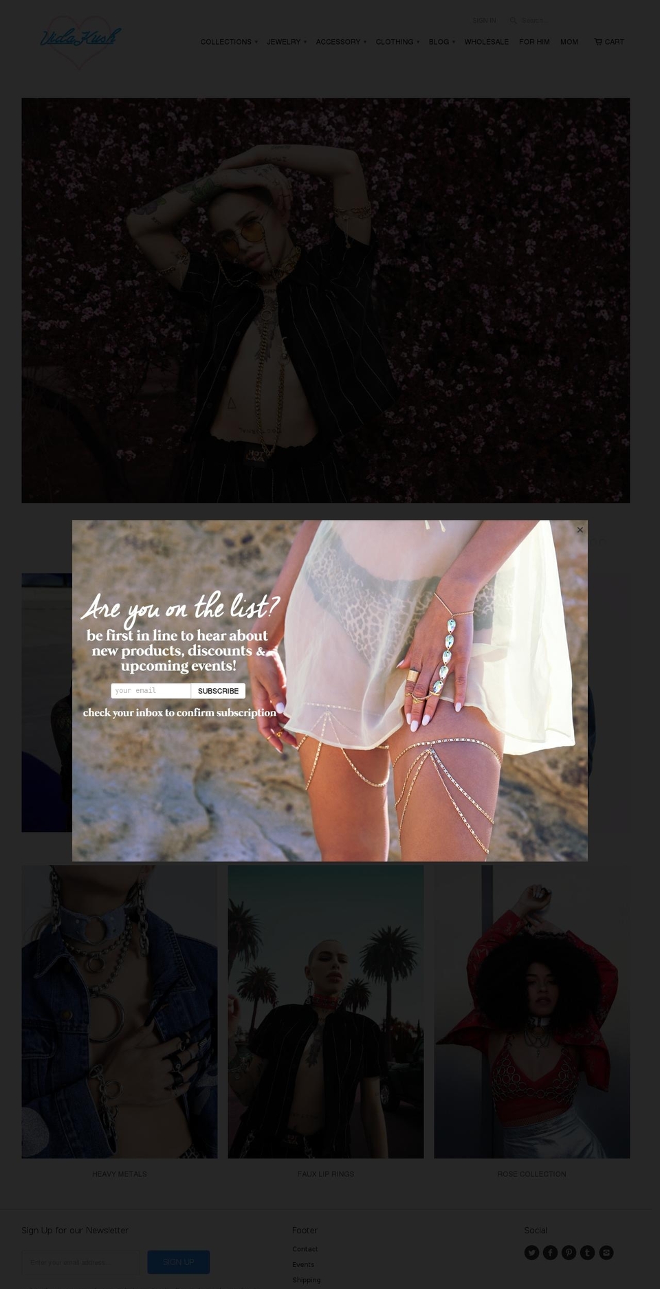 vidakush.com shopify website screenshot