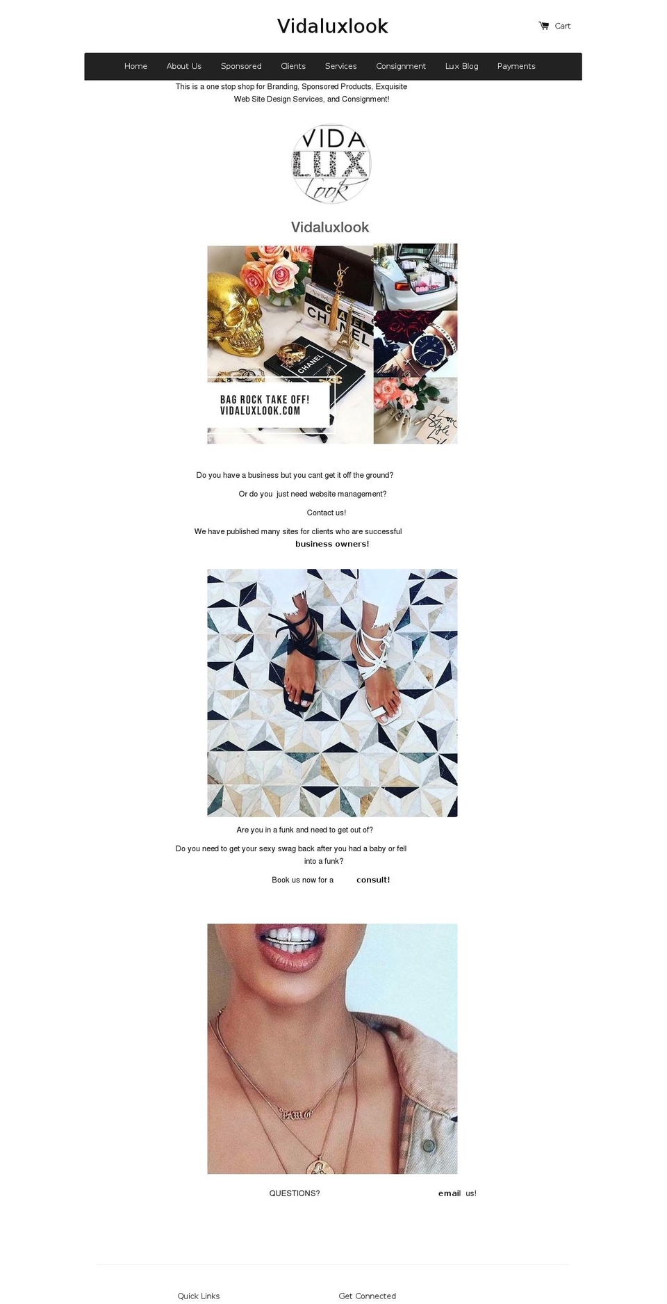 vidaluxlook.com — Shopify storefront screenshot
