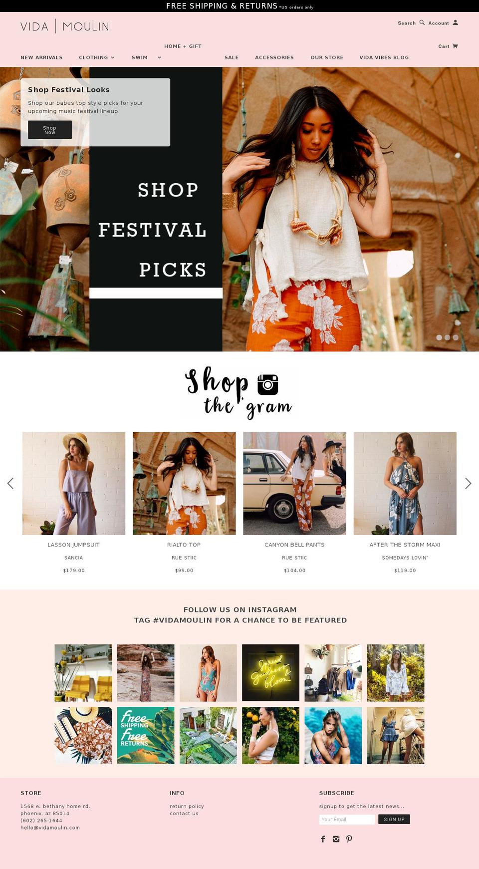 vidamoulin.com shopify website screenshot