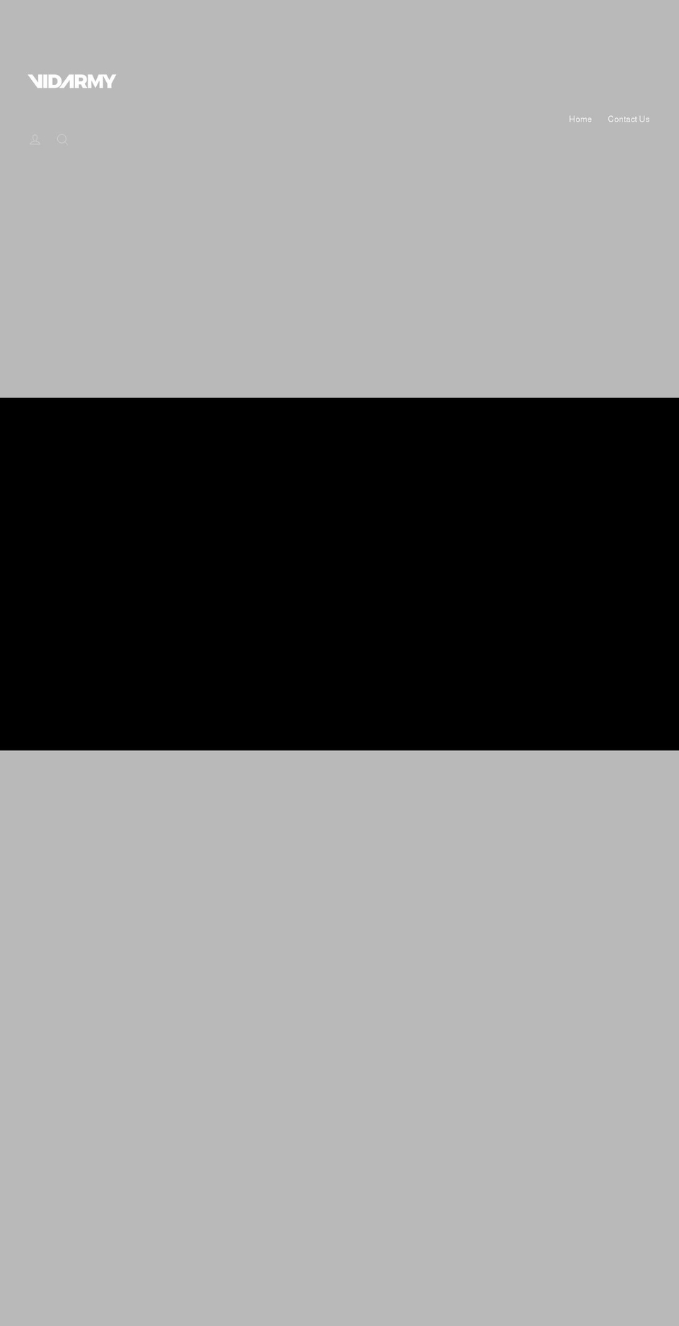 vidarmy.com shopify website screenshot