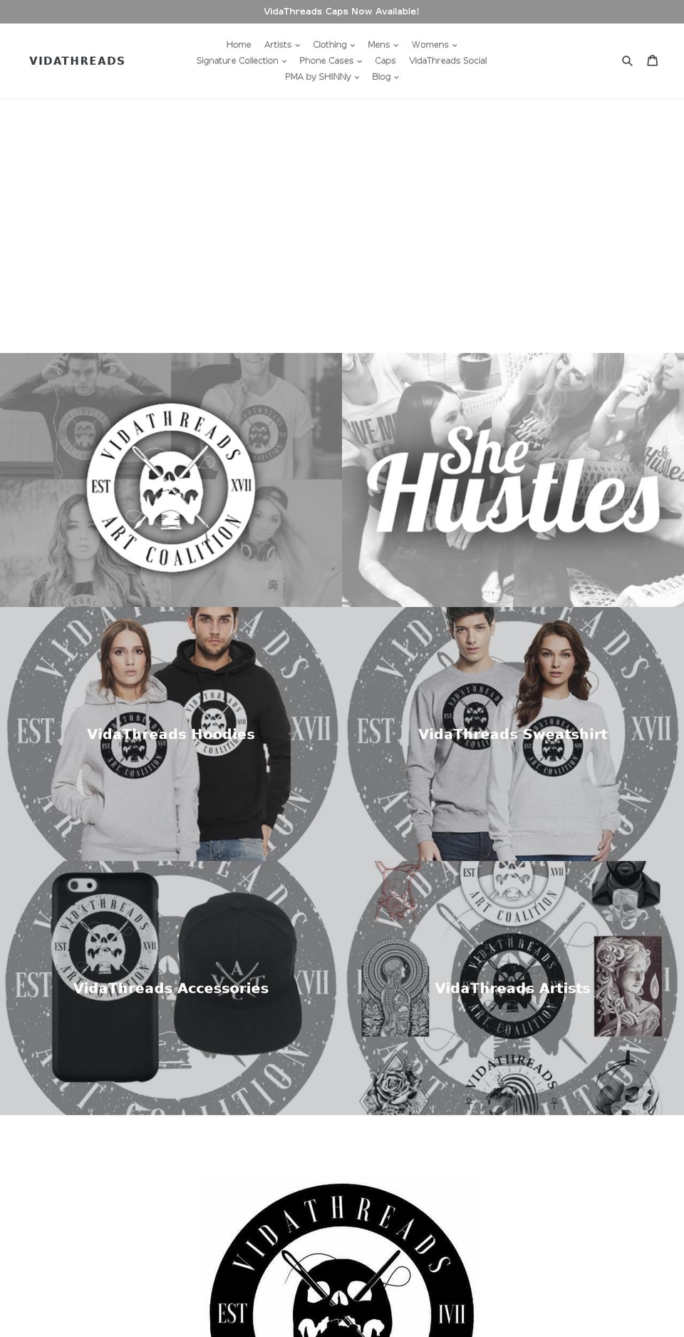 vidathreads.com — Shopify storefront screenshot