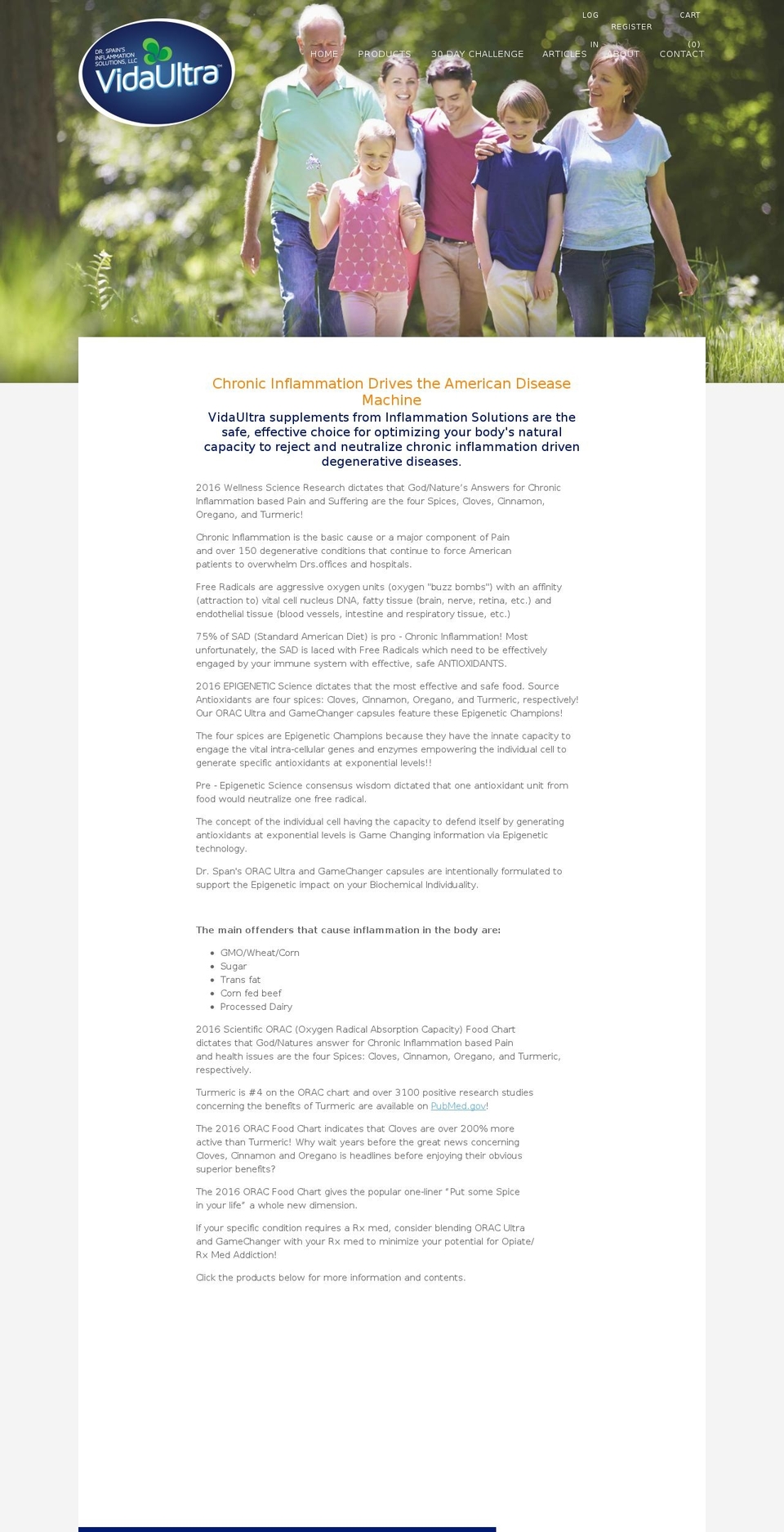 vidaultra.com shopify website screenshot