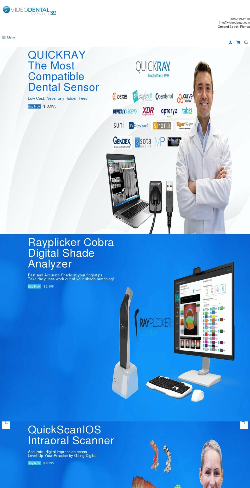 videodental.shop shopify website screenshot