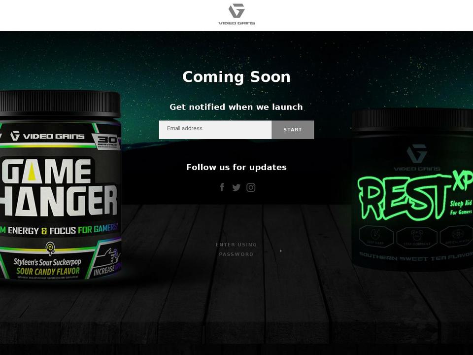 videogains.com — Shopify storefront screenshot