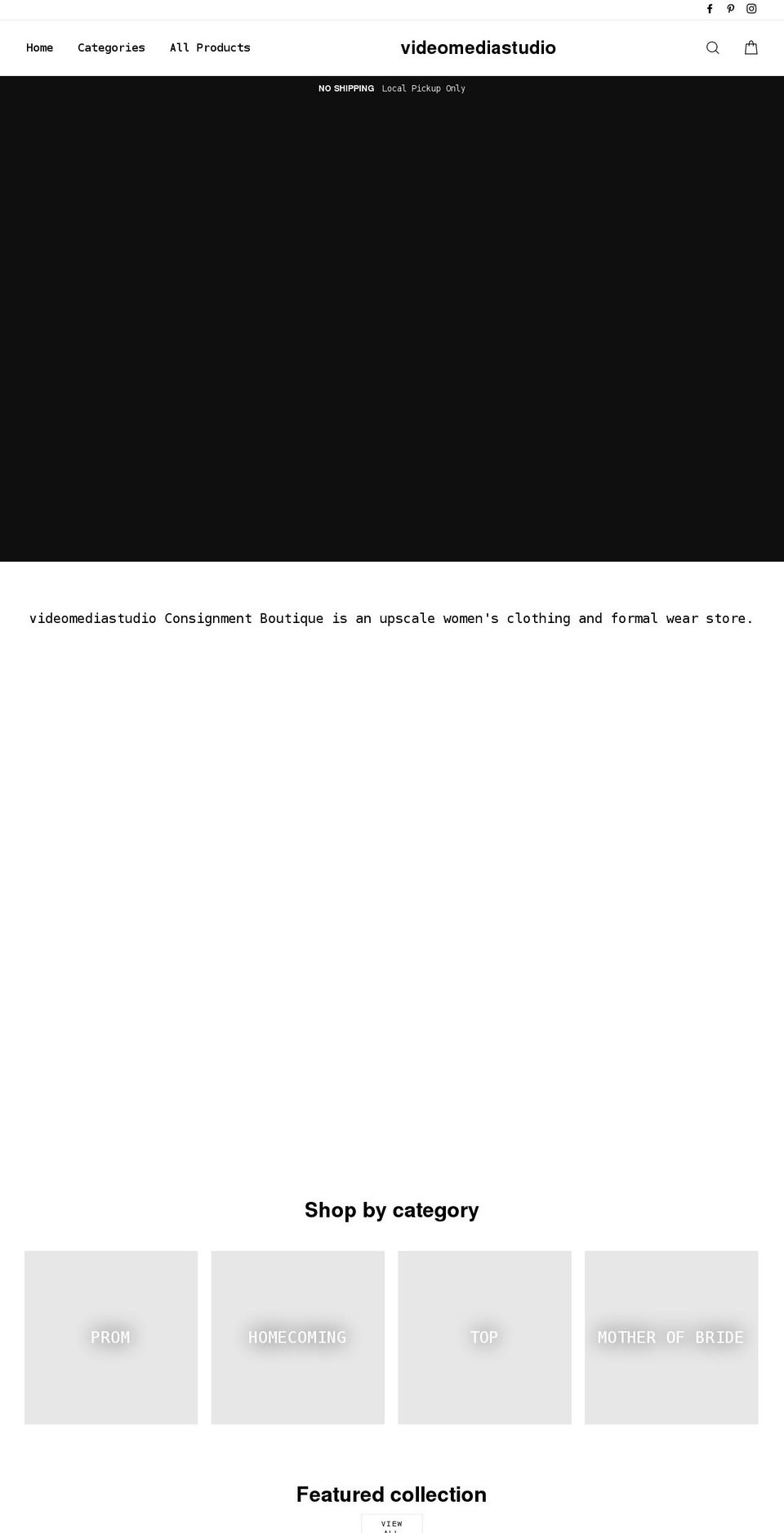 videomediastudio.com shopify website screenshot