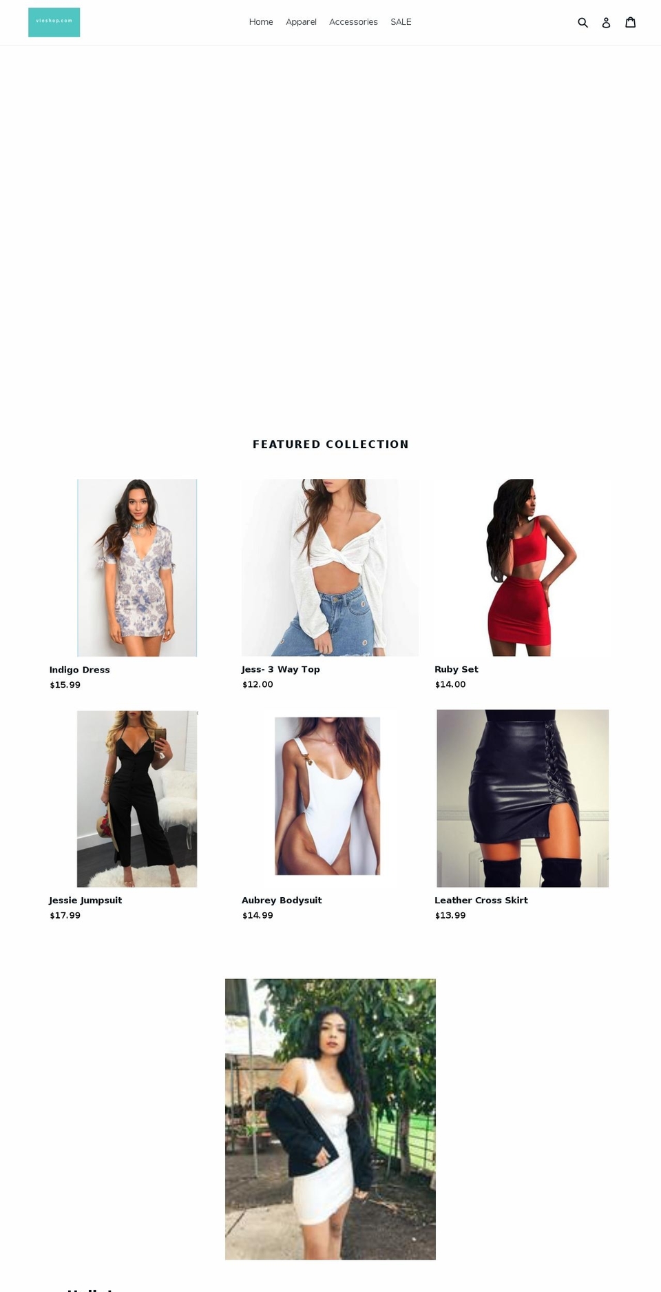 vie-shop.com — Shopify storefront screenshot