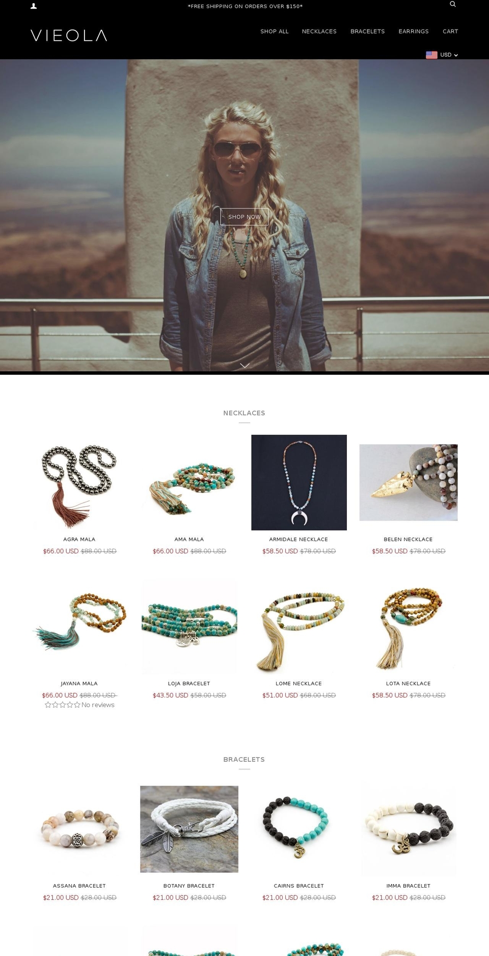 vieola.com shopify website screenshot