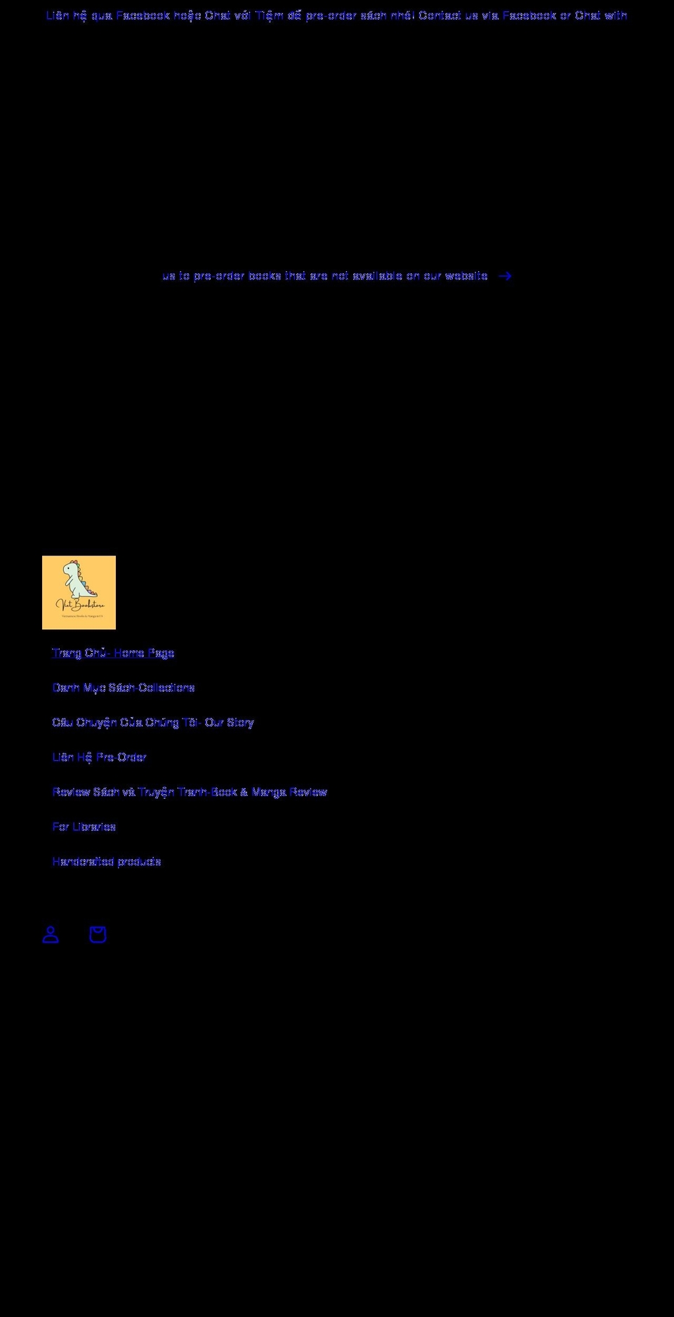 vietbookstore.com shopify website screenshot