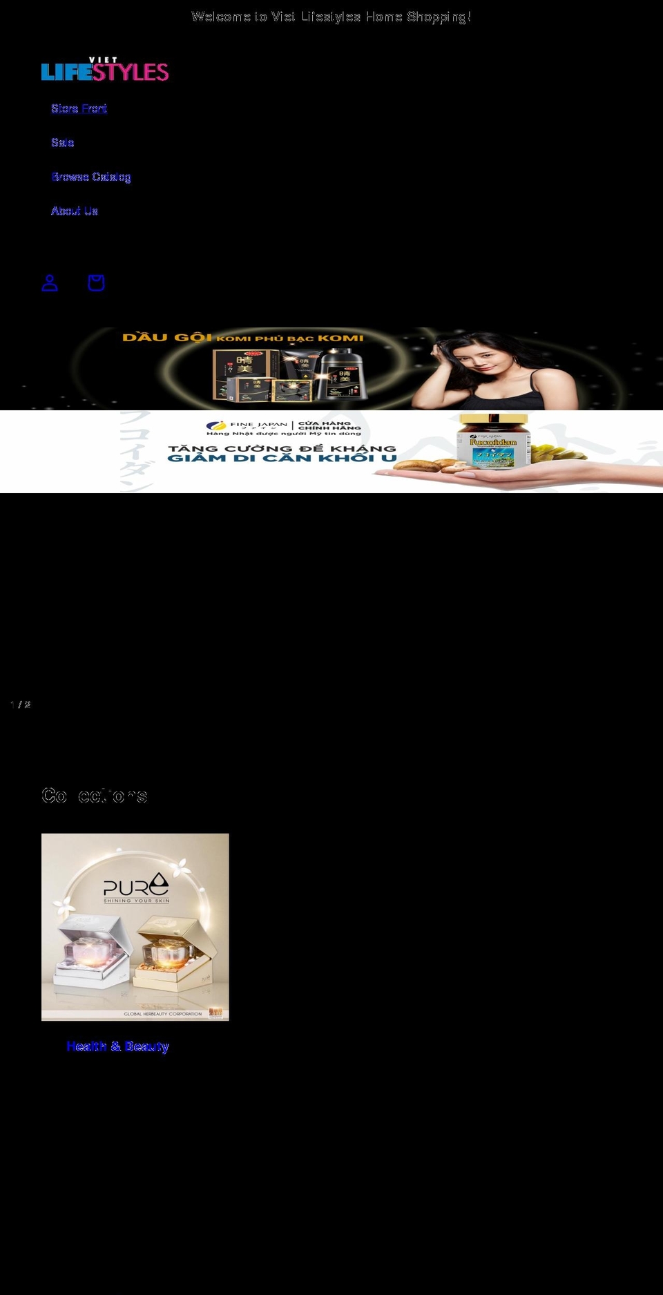 vietlifestyles-homeshopping.com shopify website screenshot