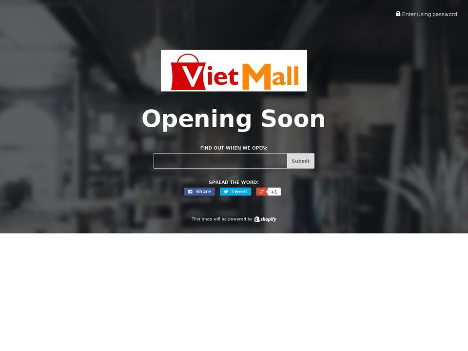 vietmall.com shopify website screenshot