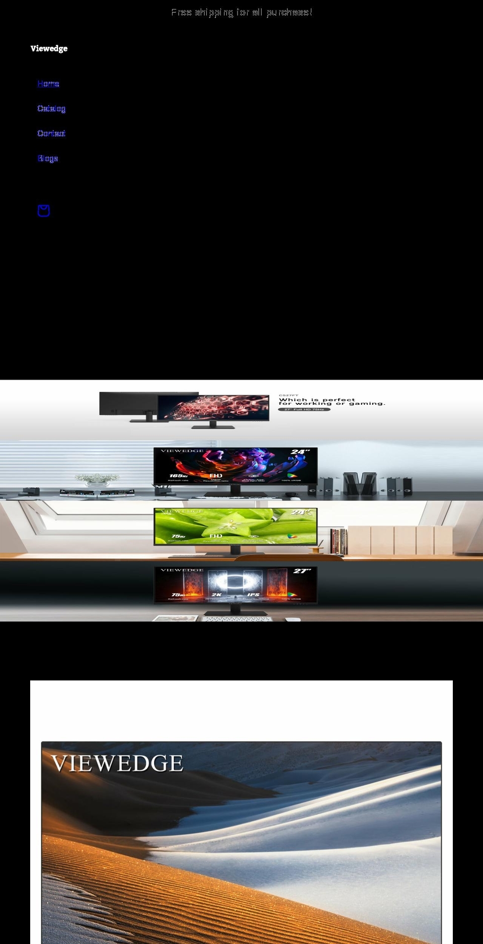 viewedges.com shopify website screenshot