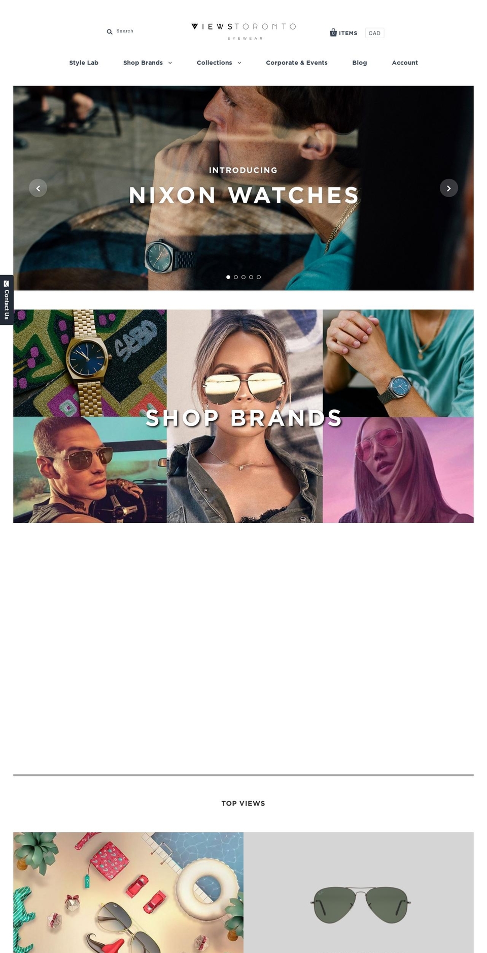 viewstoronto.com shopify website screenshot