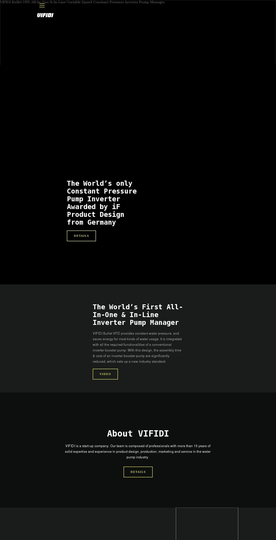 vifidi.com shopify website screenshot