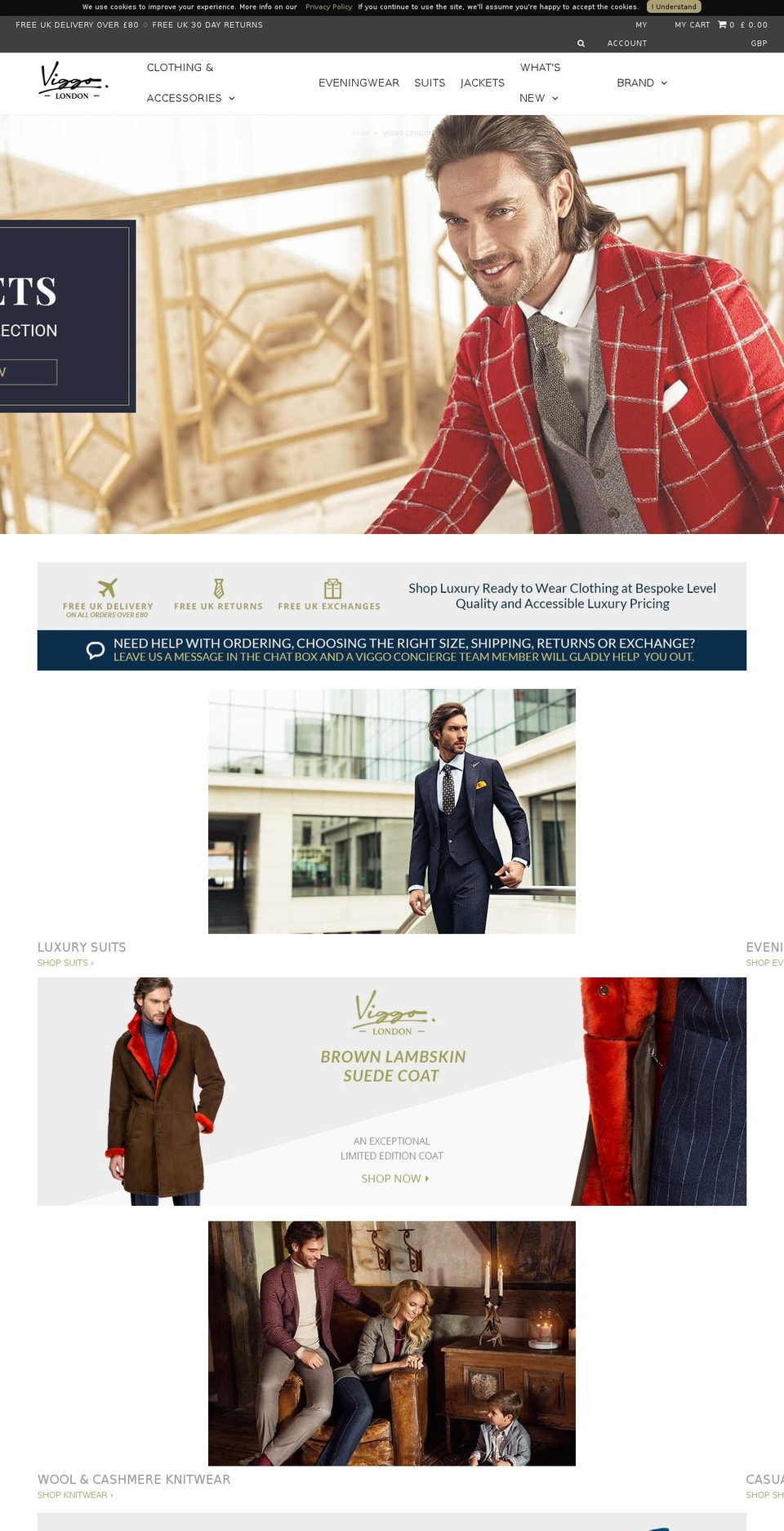 viggo.co.uk shopify website screenshot