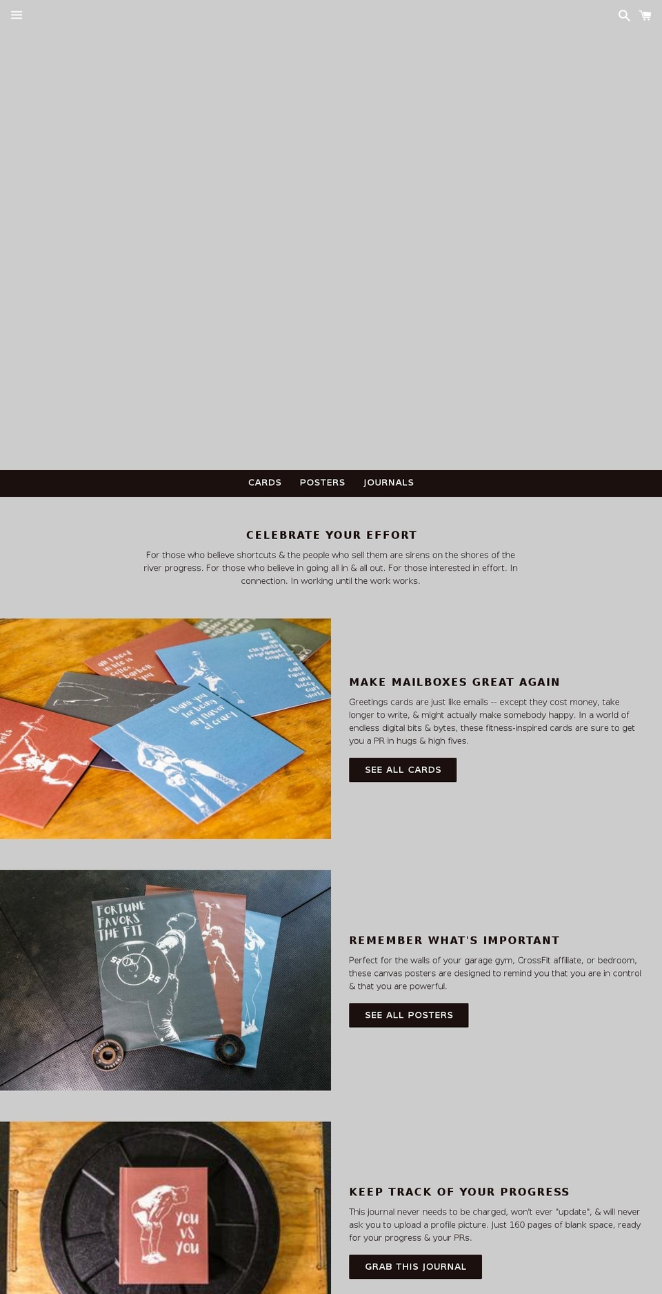 vigorprints.com — Shopify storefront screenshot