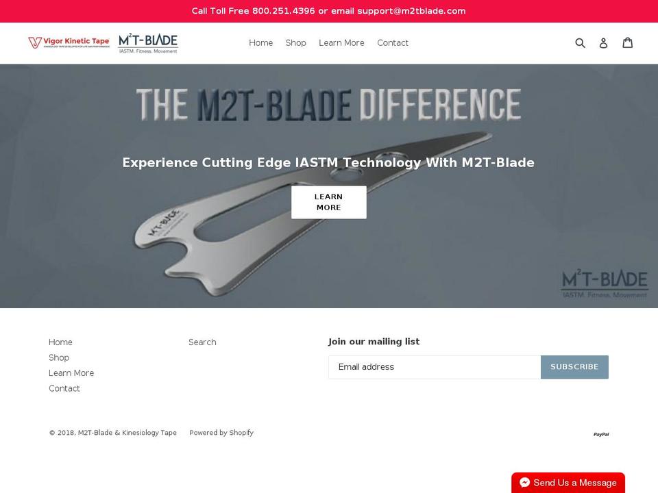 vigortape.com — Shopify storefront screenshot