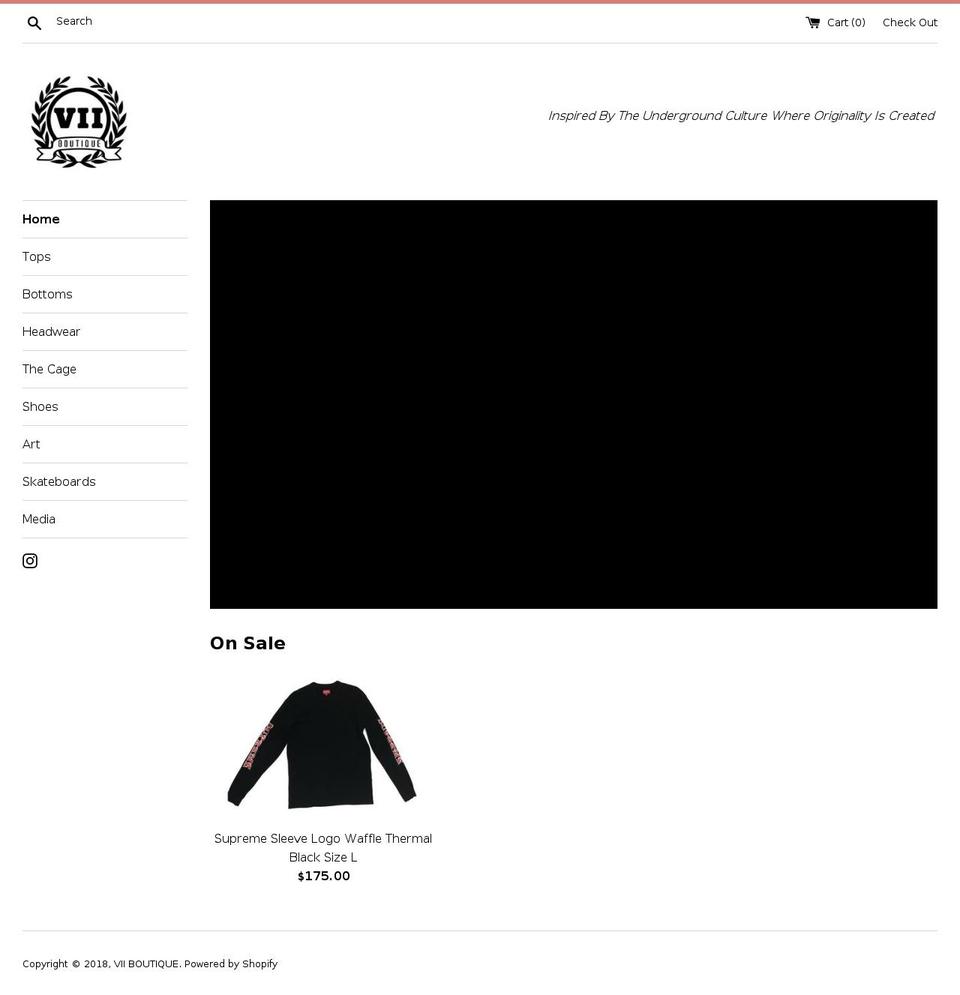 viiboutique.com — Shopify storefront screenshot