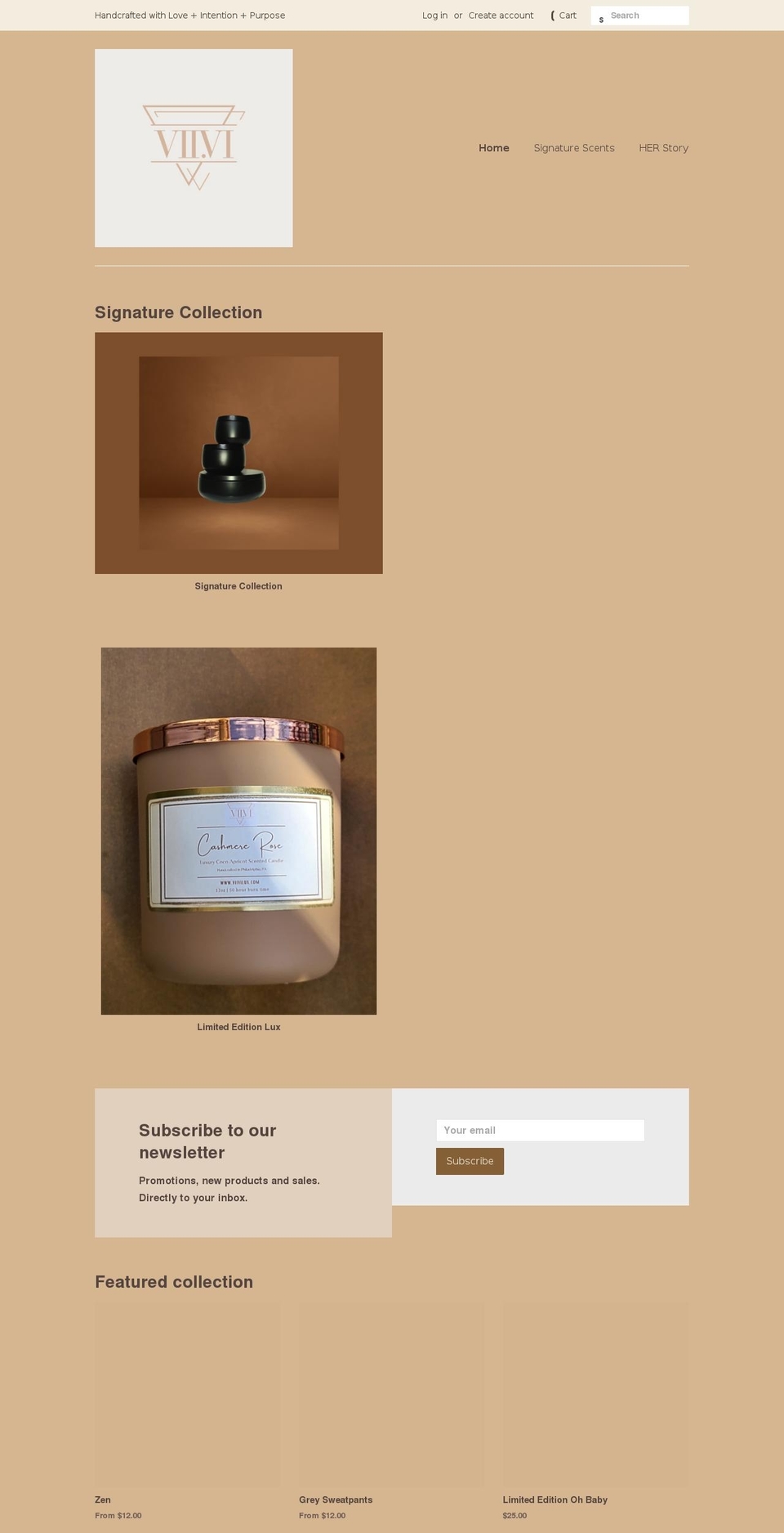 viivilux.com shopify website screenshot